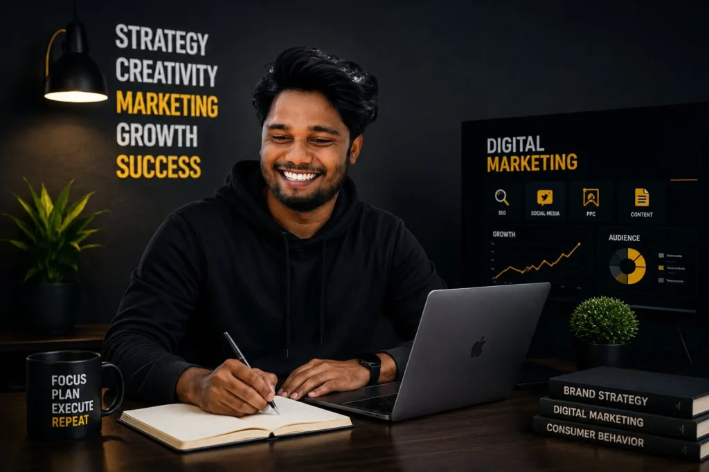 Nikhil V K, a Digital Marketing Expert in Kerala, working on SEO, content marketing, and digital growth strategies.